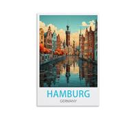 2000 Piece Puzzles for Adults Hamburg Germany Recycled Paper Jigsaw Puzzle 2000 Pieces - Fun and Challenging Family Game Great Gift Idea 70x100cm