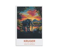 2000 Piece Puzzles for Adults Kruger South Africa Paper Jigsaw Puzzle 2000 Pieces Adult Toys Decompression Game 70x100cm