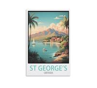 2000 Piece Puzzles for Adults St George's Grenada Paper Jigsaw Puzzle 2000 Pieces Adult Toys Decompression Game 70x100cm