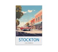 2000 Piece Puzzles for Adults Stockton California Recycled Paper Jigsaw Puzzle 2000 Pieces - Fun and Challenging Family Game Great Gift Idea 70x100cm