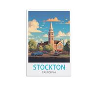 2000 Piece Puzzles for Adults Stockton California Recycled Paper Jigsaw Puzzle 2000 Pieces - Fun and Challenging Family Game Great Gift Idea 70x100cm