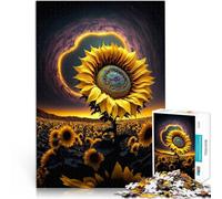2000 Piece Puzzles for Adults “Universe sunflower” Made of cardboard,for 14+ fun games for families Birthday present。size:70x100cm/27.5x39.3inch