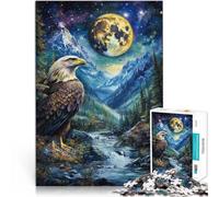 2000 Piece teenager Puzzles Color painting eagle Quiz game 70x100cm Wall Decoration Unique Birthday and Xmas Gifts for for Age 14