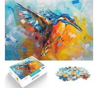 2000 Piece teenager Puzzles King fisher bird painting pädagogische Herausforderung Geburtstagsgeschenk, Geschenke, Wandkunst70x100cm