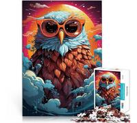 2000 Piece teenager Puzzles Owl Serious Family Activity 70x100cm for is ideal as a gift for the whole family for and 14 Years old