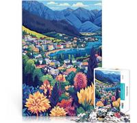 2000 Piece teenager Puzzles Queenstown New Zealand Minimalist Art Denkspiel Heimdekoration Spielzeug70x100cm