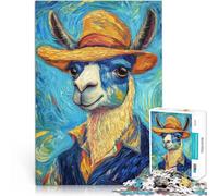 2000 Pieces for Adults Gifts Llama in a Hat Made of cardboard,for 14+ Home art decoration deal as gifts for the whole family 。size:70x100cm/27.5x39.3inch