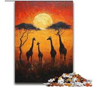 2000 Pieces Jigsaw Puzzle For Adults Teens African Animals Decompressing Intellectual Educational Toy Great Gifts And Toys 70x100cm