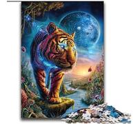 2000 Pieces Jigsaw Puzzle For Adults Teens Animal Tiger Art for Age 14+ Intellectual Game Christmas Birthday Gifts 70x100cm
