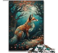 2000 Pieces Jigsaw Puzzle for Adults& Teens Art Fox Under The Tree Educational Games Home Decoration for Is Ideal As A Gift for The Whole Family 70x100cm