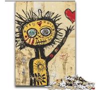 2000 Pieces Jigsaw Puzzle for Adults& Teens Basquiat-style Game Toys Every Piece Is Unique - Challenging Family Fun Game 70x100cm