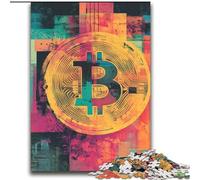 2000 Pieces Jigsaw Puzzle For Adults Teens Bitcoin Logo for Age 14+ Intellectual Game Christmas Birthday Gifts 70x100cm