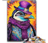 2000 Pieces Jigsaw Puzzle For Adults Teens Colorful Art Penguin,Toys Educational Games Stress Relieving Parent-child Interaction 70X100CM