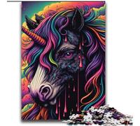 2000 Pieces Jigsaw Puzzle for Adults& Teens Colourful Unicorns Help The Brain Exercise Addictive Toys to Cultivate Patience Gift For Birthdays 70x100cm