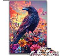 2000 Pieces Jigsaw Puzzle for Adults& Teens Crows And Flowers Family Game Stress Reliever Difficult Challenge Secret Santa Gifts 70x100cm
