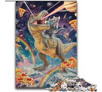 2000 Pieces Jigsaw Puzzle for Adults& Teens Dinosaurs And Cats,Educational Games Home Decoration Is Ideal As A Gift for The Whole Family 70X100cm