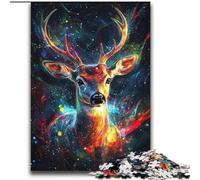 2000 Pieces Jigsaw Puzzle for Adults& Teens Galaxy Deer Family Fun Games Gifts for Friends And Family for Age 14+ 70x100cm