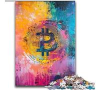 2000 Pieces Jigsaw Puzzle For Adults Teens Graffiti Bitcoin for And from 14 Years And over Hands-on Game Christmas Game Gifts 70x100cm