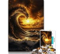2000 Pieces Jigsaw Puzzle For Adults Teens Magical Waves,Family Entertainment Toys Is Ideal As A Gift for The Whole Family 70x100cm