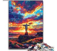 2000 Pieces Jigsaw Puzzle For Adults Teens Sculpture at Sunset for And from 14 Years And over Hands-on Game Christmas Game Gifts 70x100cm