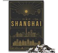 2000 Pieces Jigsaw Puzzle For Adults Teens Shanghai China,Toys Educational Games Stress Relieving Great Gifts And Toys 70x100cm