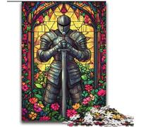 2000 Pieces Jigsaw Puzzle for Adults& Teens Stained Glass Warriors Help The Brain Exercise Addictive Toys to Cultivate Patience Gift For Birthdays 70x100cm