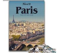 2000 Pieces Jigsaw Puzzle for Adults& Teens Visit Paris,Challenging To Complete But Fun And Humorous Birthday Present,Gifts,Wall Art 70x100cm