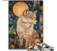 2000 Pieces Jigsaw Puzzle for Adults& Teens Wolf Art Game Toys Every Piece Is Unique - Challenging Family Fun Game 70x100cm