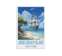 2000 pieces jigsaw puzzle Jones Beach Island New York，Jigsaw Puzzles for Adults and Kids 2000 Piece Educational Games Colorful Puzzles for Home Decoration 70x100cm