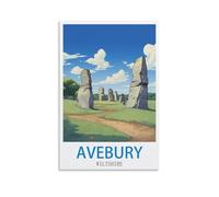 2000 Pieces Jigsaw Puzzles Avebury Wiltshire Puzzles for Adults Artwork House Wall Decor Challenging Jigsaw Puzzle for Family Games 100x70CM