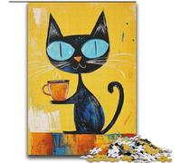 2000 Pieces Jigsaw Puzzles for Adults And Teens Abstract Art Black Cat Challenging Game Gifts for Is Ideal As A Gift for The Whole Family 70x100cm