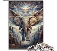 2000 Pieces Jigsaw Puzzles for Adults And Teens Animal Psychedelic Elephant Help The Brain Exercise Addictive Toys to Cultivate Patience Gift For Birthdays 70x100cm