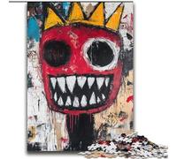 2000 Pieces Jigsaw Puzzles for Adults And Teens Basquiat-style King for Age 14+ Intellectual Game Christmas Birthday Gifts 70x100cm