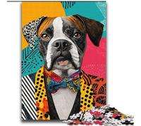2000 Pieces Jigsaw Puzzles for Adults And Teens Boxer Dog Train Your Brain And Hands Gifts for Friends And Family 70x100cm
