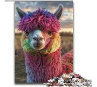 2000 Pieces Jigsaw Puzzles for Adults And Teens Colored Alpaca Challenging Game Gifts for Is Ideal As A Gift for The Whole Family 70x100cm