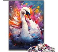 2000 Pieces Jigsaw Puzzles for Adults And Teens Colorful Painting Swan Train Your Brain And Hands Gifts for Friends And Family 70x100cm