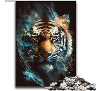 2000 Pieces Jigsaw Puzzles for Adults And Teens Fantasy Tiger Educational Family Game with Fully Interlocking Randomly Shaped Pieces 70x100cm