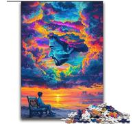 2000 Pieces Jigsaw Puzzles for Adults And Teens Human Face Color Cloud Challenging Game Gifts for Is Ideal As A Gift for The Whole Family 70x100cm