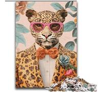 2000 Pieces Jigsaw Puzzles for Adults And Teens Leopard Print Suit Toy Intellectual Game for Home Decoration for Age 14 Years Up 70x100cm