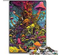 2000 Pieces Jigsaw Puzzles for Adults And Teens Magical Mushrooms for Age 14+ Intellectual Game Christmas Birthday Gifts 70x100cm