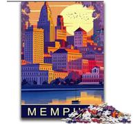 2000 Pieces Jigsaw Puzzles for Adults And Teens Memphis, Family Activity Unique Home Decor And Gifts for Ages 14+ 70x100cm