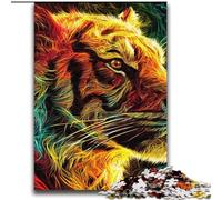 2000 Pieces Jigsaw Puzzles for Adults And Teens Mysterious Tiger Challenging Game Gifts for Is Ideal As A Gift for The Whole Family 70x100cm
