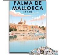 2000 Pieces Jigsaw Puzzles for Adults And Teens Palma De Mallorca Spain, Family Activity Unique Home Decor And Gifts for Ages 14+ 70x100cm