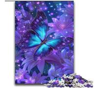 2000 Pieces Jigsaw Puzzles for Adults And Teens Purple Butterfly for Age 14+ Intellectual Game Christmas Birthday Gifts 70x100cm