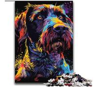 2000 Pieces Jigsaw Puzzles for Adults And Teens Wirehaired Pointing Griffon Dog Train Your Brain And Hands Gifts for Friends And Family 70x100cm