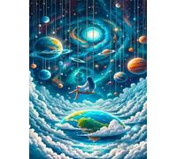 2000 Pieces Jigsaw Puzzles For Adults Educational Game Challenge Toy Gifts 2000 piece puzzles for adults Family Activity Game Puzzle Dream Space Girl