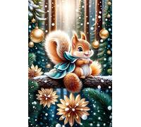2000 Pieces Jigsaw Puzzles For Adults Educational Game Challenge Toy Gifts 2000 piece puzzles for adults Family Activity Game Puzzle Winter Woods Squirrel