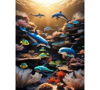2000 Pieces Jigsaw Puzzles For Adults Educational Game Challenge Toy Gifts 2000 piece puzzles for adults Family Activity Game Puzzle Underwater World Animals