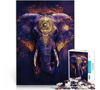2000 Pieces Jigsaw Puzzles for Adults elephant king art Lernspiele DIY Spielzeug Wunschliste mit dem Weihnachtsmann70x100cm