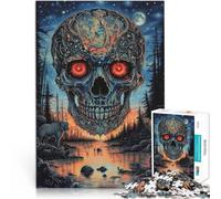 2000 Pieces Jigsaw Puzzles for Adults Evil Skeleton Learning Educational Toy 70x100cm Suitable for couples for and Age 14